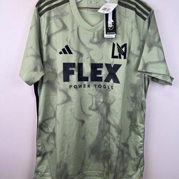Adidas LAFC 2023-24 Away Jersey Men’s XL Green Slim Fit MLS  H1873 NWT - Picture 1 of 7